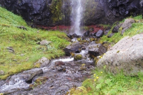 Waterfall near Tvisongur